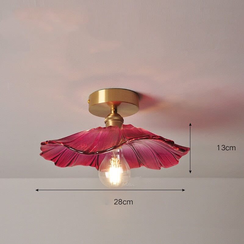 FloraGlass Nordic Flower Pendant Light for Living Rooms