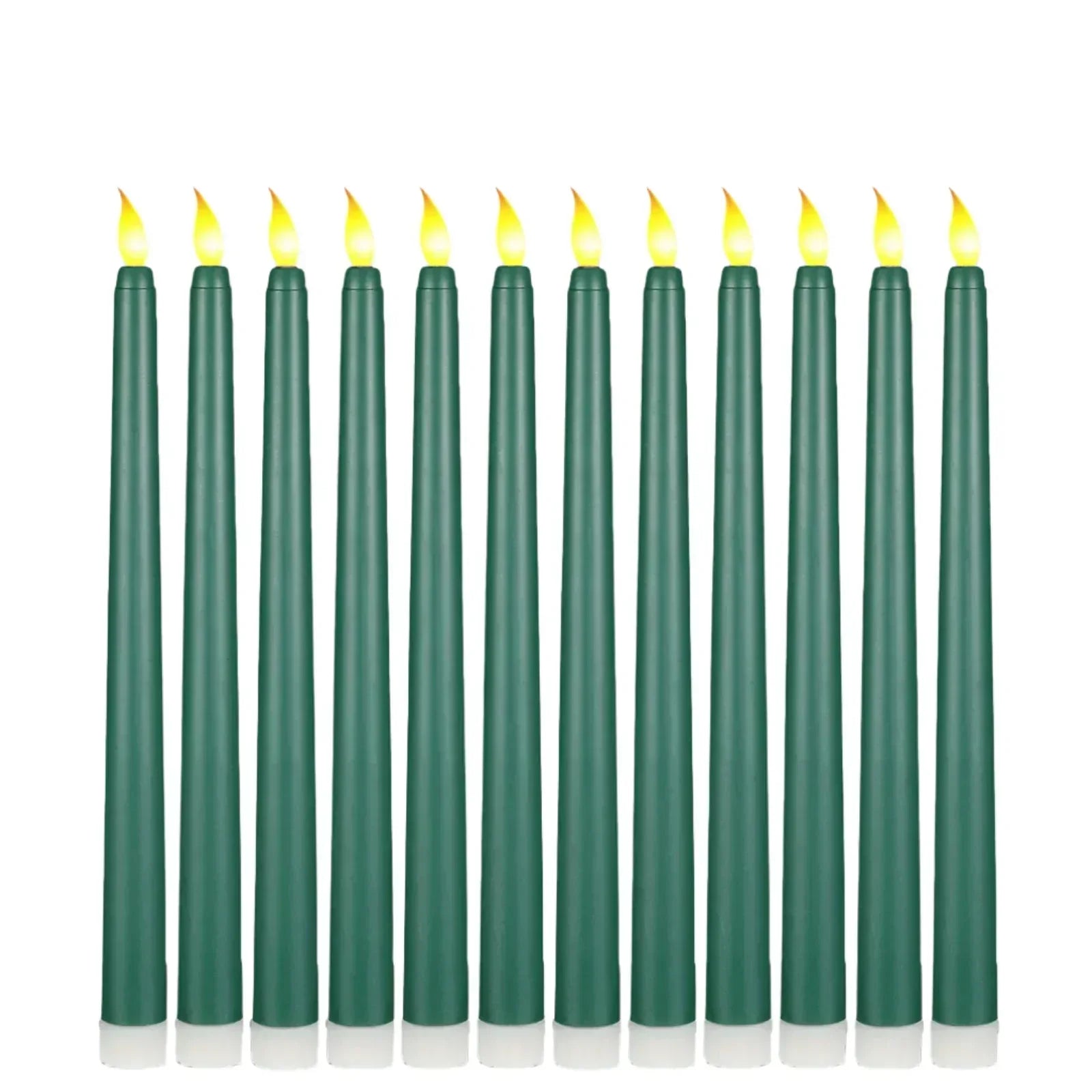 UmbraGlo LED-mustat kartiokynttilät Halloweeniksi ja häihin