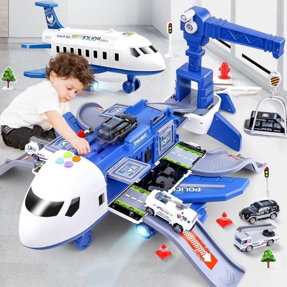 Svulp | SKYQUEST – Adventure AirPlay Set with Airplane & Vehicles for Creative Kids