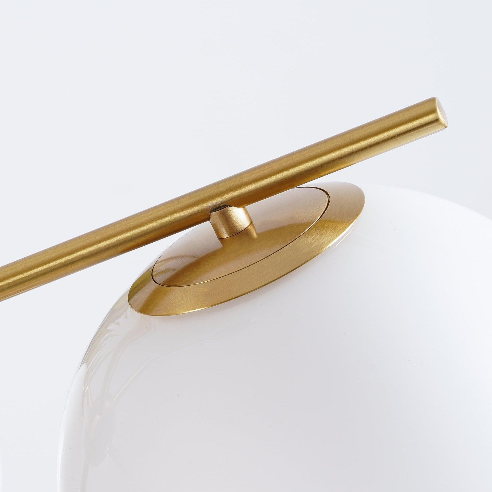 Liora | Luxury Brass Chandelier With Glass Orbs For Dining