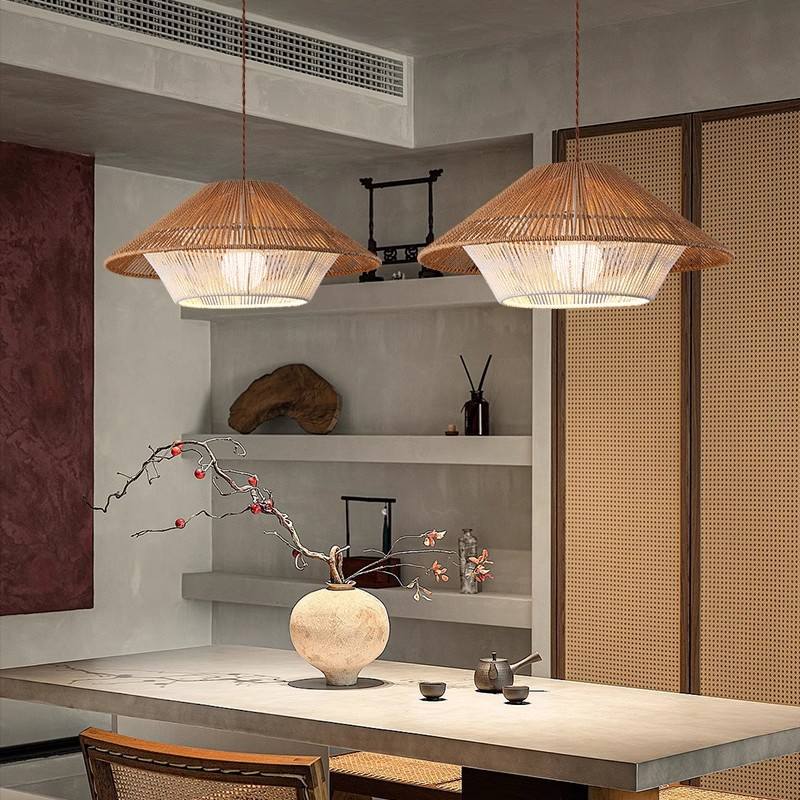 Zen Wicker Pendant Light Inspired By Japanese Design