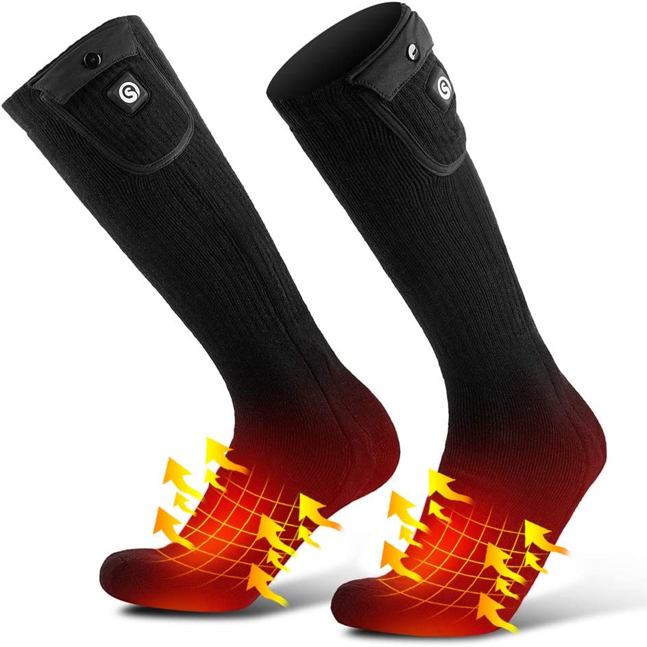 Rechargeable Heated Socks | Premium Battery Powered Winter Warmth | Svulp