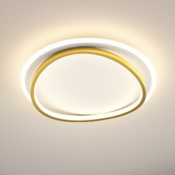 NovaLume Modern Black And Gold Ceiling Light Fixture