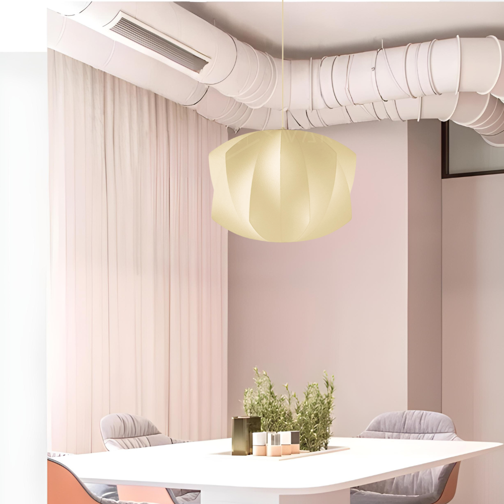 Aurelium Nordic Bubble Pendant Light in Semi-Wood Finish