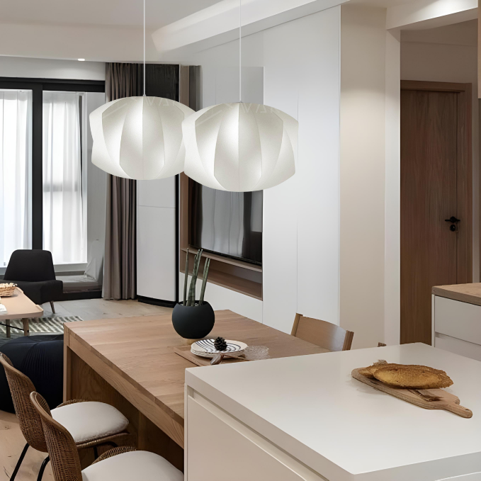 Aurelium Nordic Bellen Hanglamp in Semi-Houten Afwerking