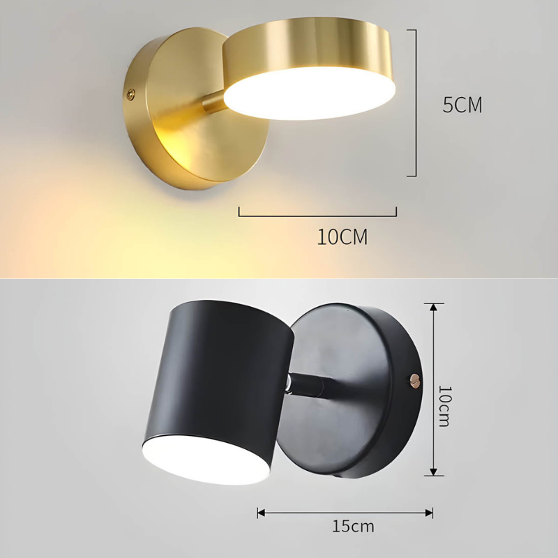 Cavelle Nordic Copper LED Wall Light For Modern Interiors