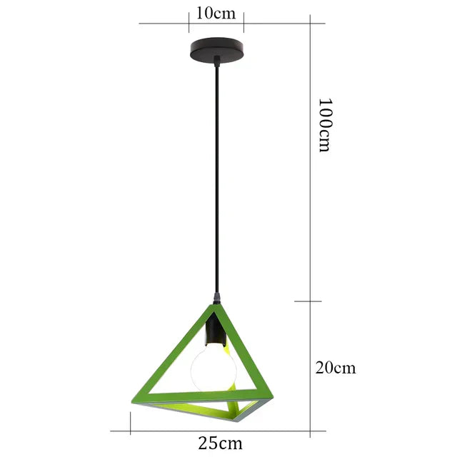 FerraVane Vintage Iron Pendant Lamp For Living Spaces