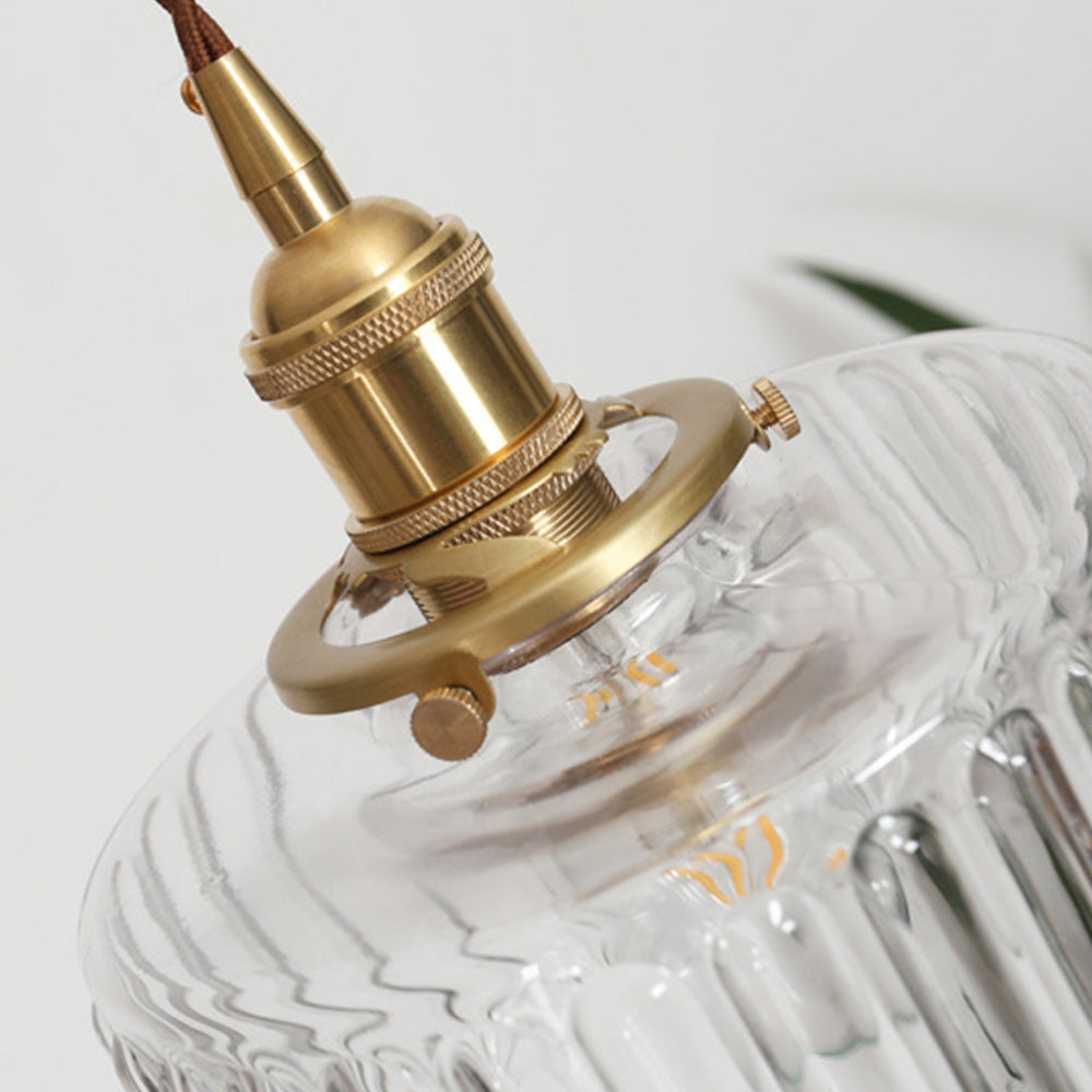 Lâmpada Cilíndrica de Vidro de Cristal Ajustável Vintage Marcelli