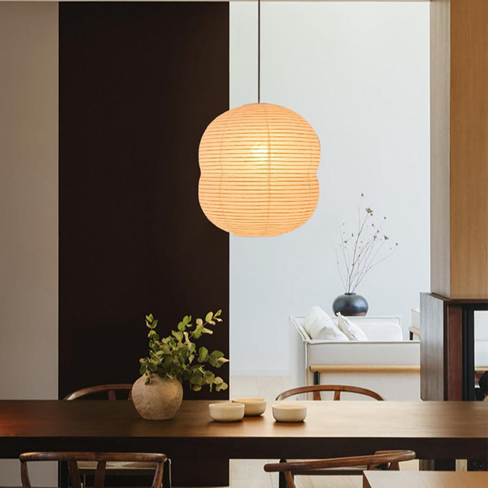 Lyra Washi Paper Mini Pendant Light With Soft Glow by SereneLume