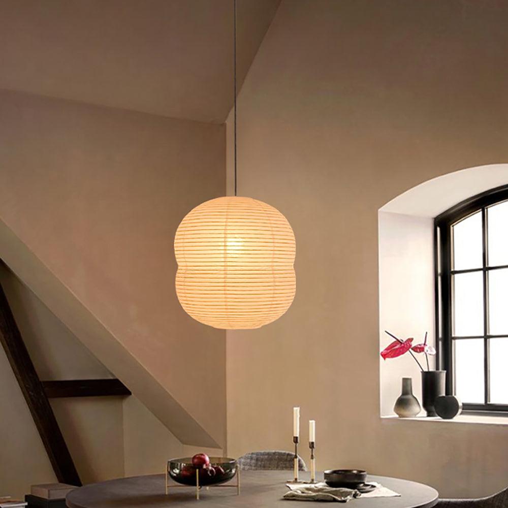 Lyra Washi Paper Mini Pendant Light With Soft Glow by SereneLume