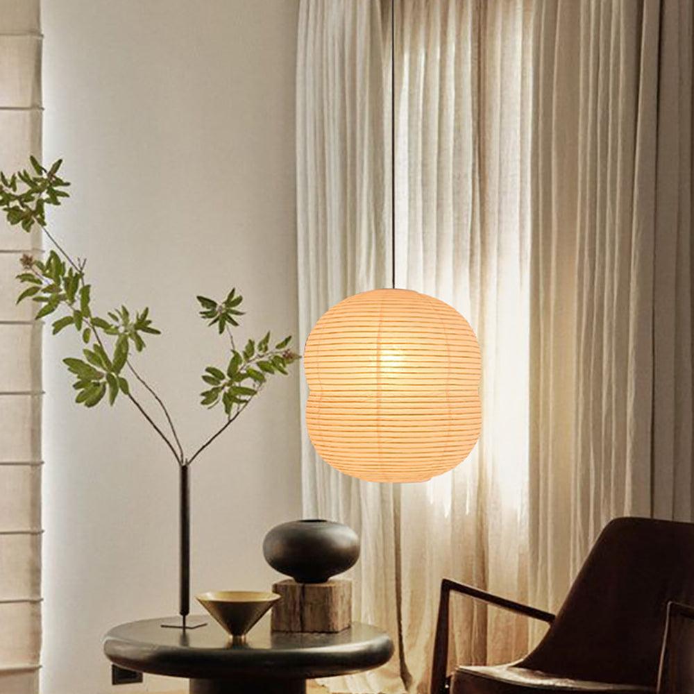 Lyra Washi Paper Mini Pendant Light With Soft Glow by SereneLume