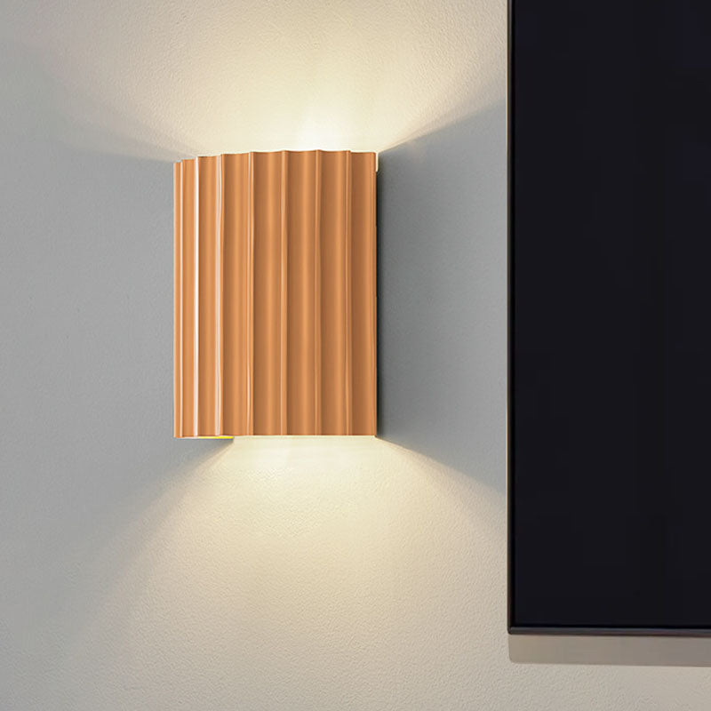 NovaRuffle Wall Light With Elegant Macaron Style Shade