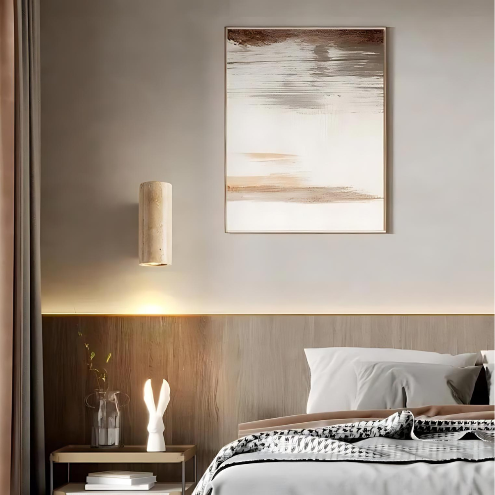 Calmora Wall Light | Wabi-Sabi Minimalist Glow for Harmony