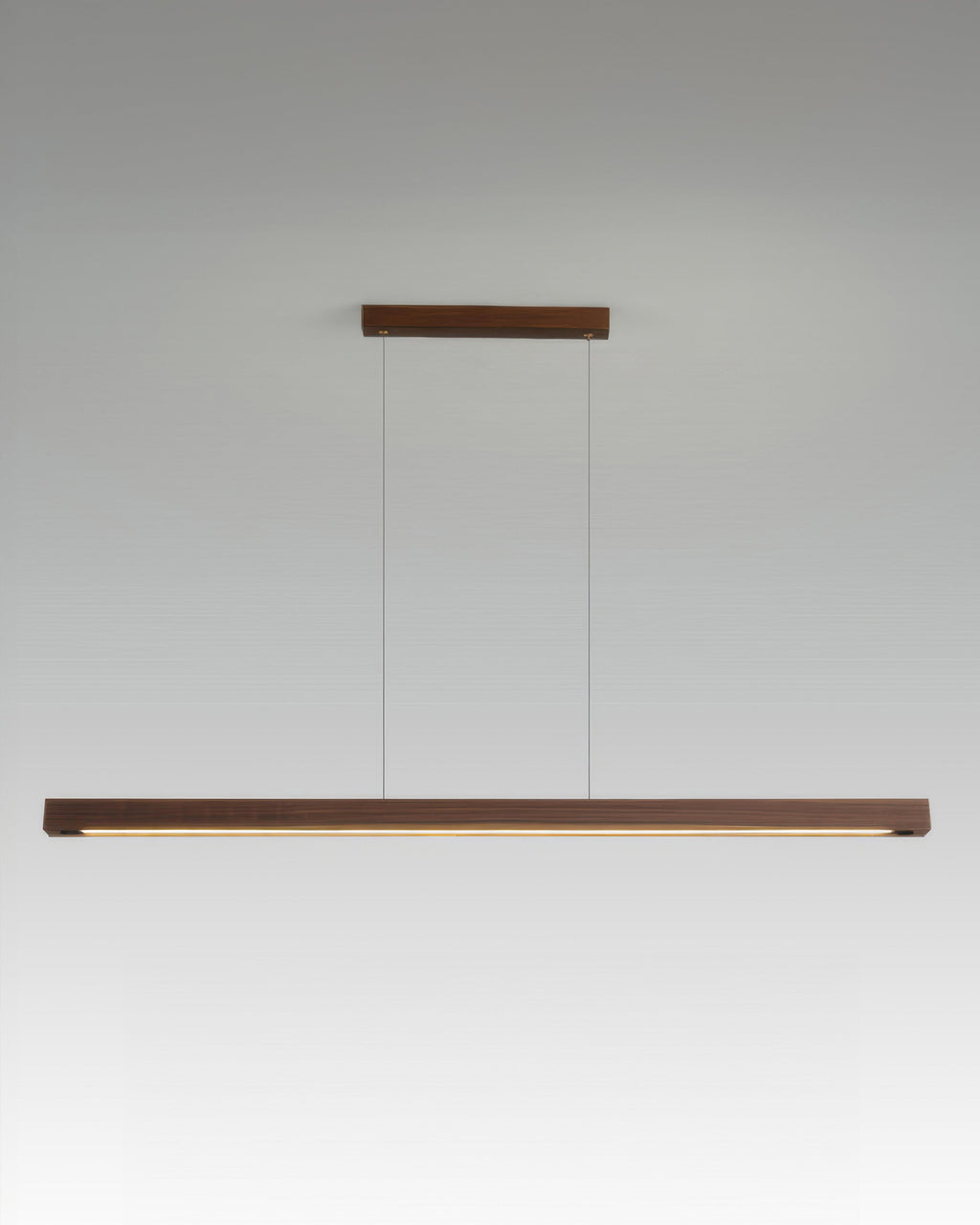 Cavell Walnut Minimalist Pendant Light With French Medieval Charm