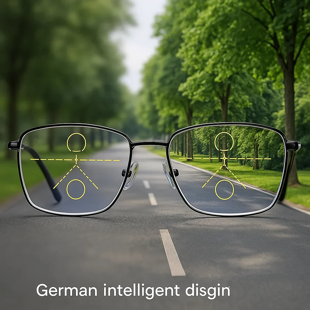 German Designed Progressive Eyeglasses for Clear All Day Vision