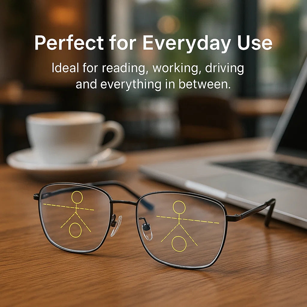 German Designed Progressive Eyeglasses for Clear All Day Vision