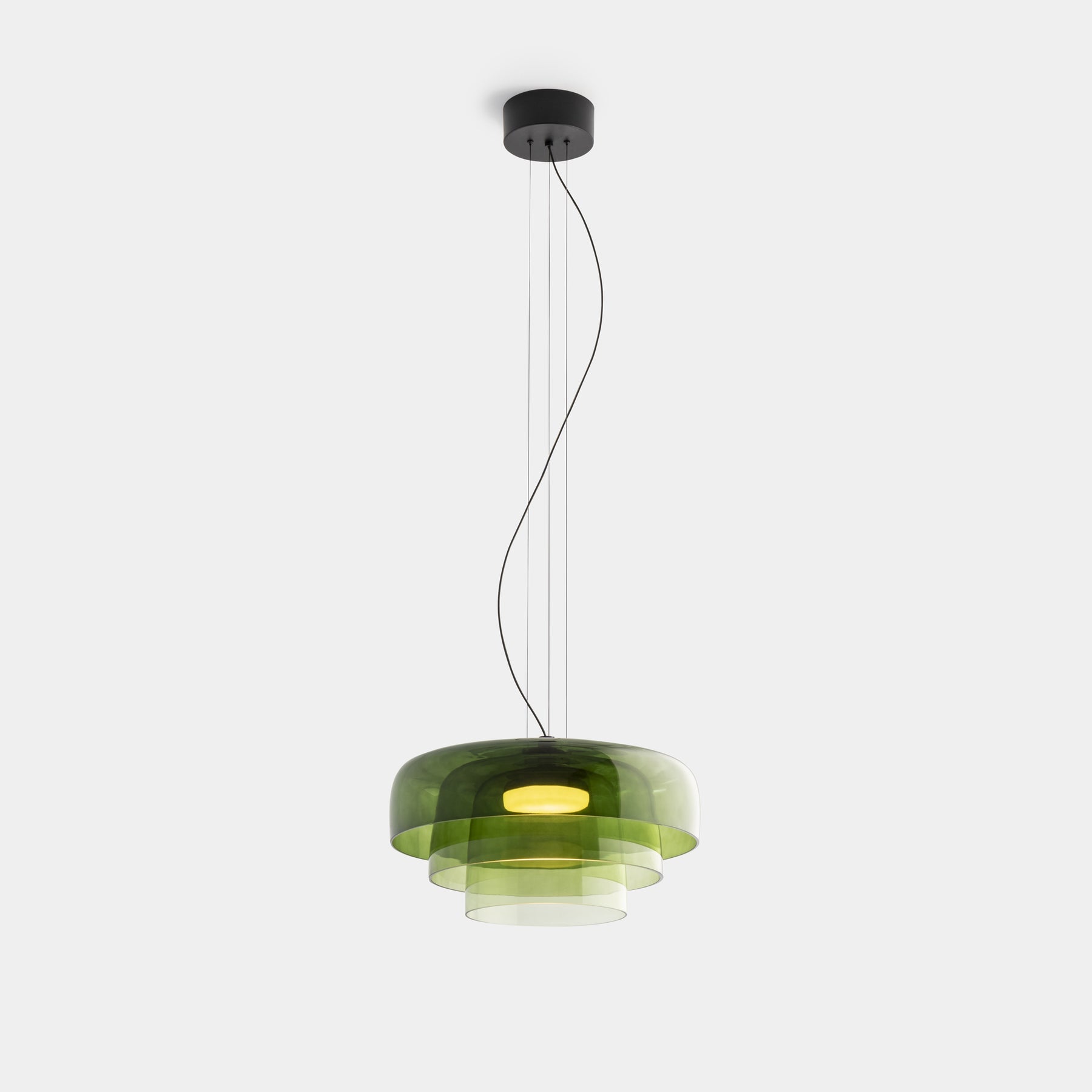 Vespero Glass Ceiling Lamp — Medieval Recessed Style