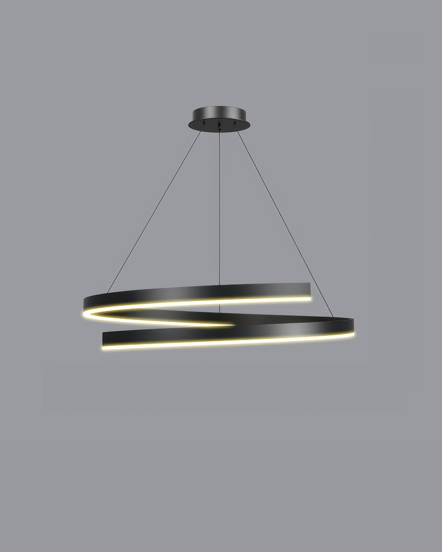 Tavero Mahogany-Style Chandelier With Adjustable Angles And Aluminum Woodgrain