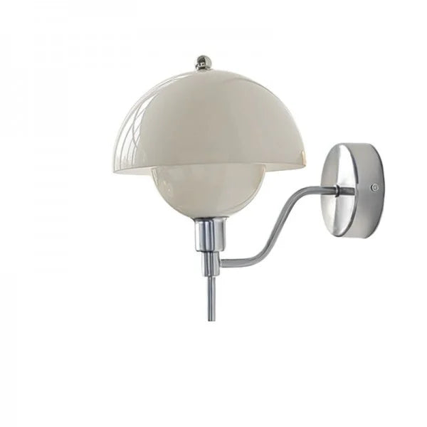 Aurelia Cream Mushroom Hallway Wall Light With Warm Glow