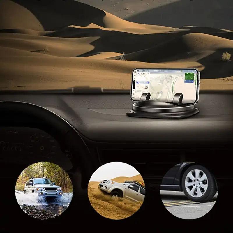 Spinix | 360 fokban forgatható autós telefontartó a tiszta kilátásért