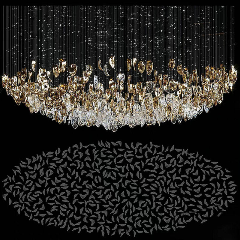 SylvaLeaf Glass Pendant Light for Dining Rooms Ambient Glow