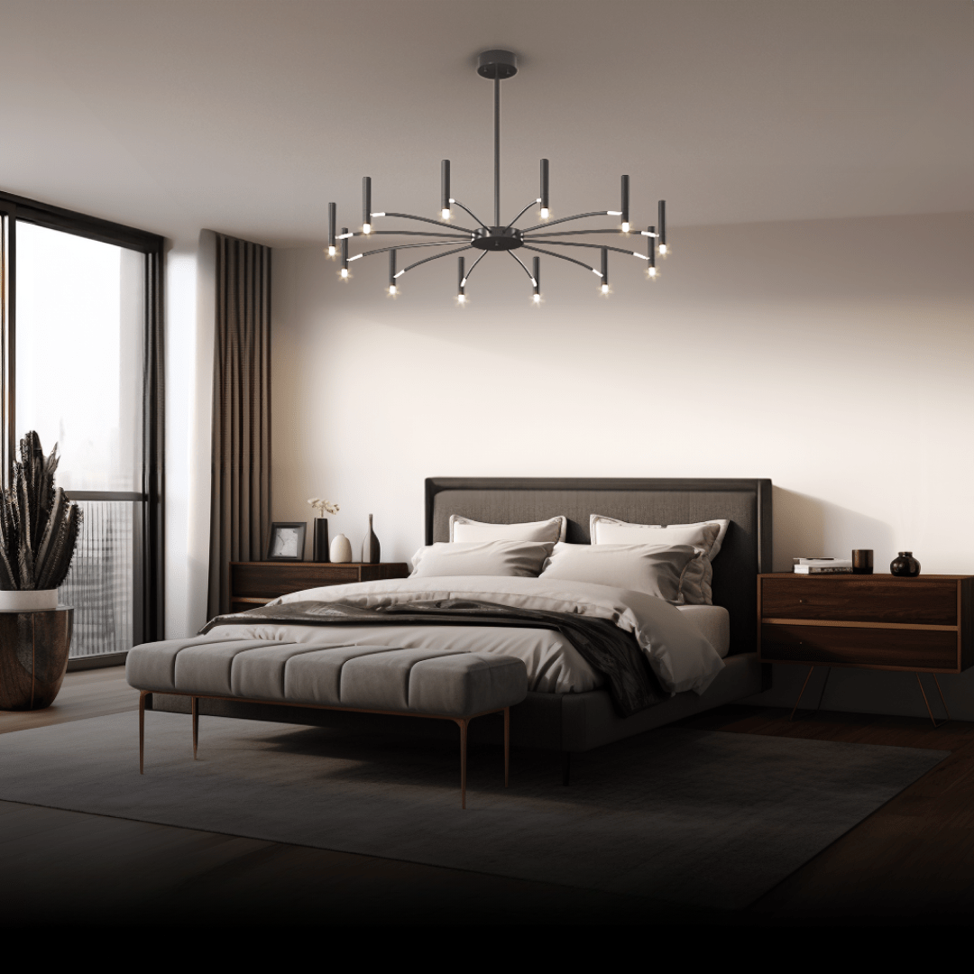 Lunara Candlelight Chandelier For Living And Dining Rooms