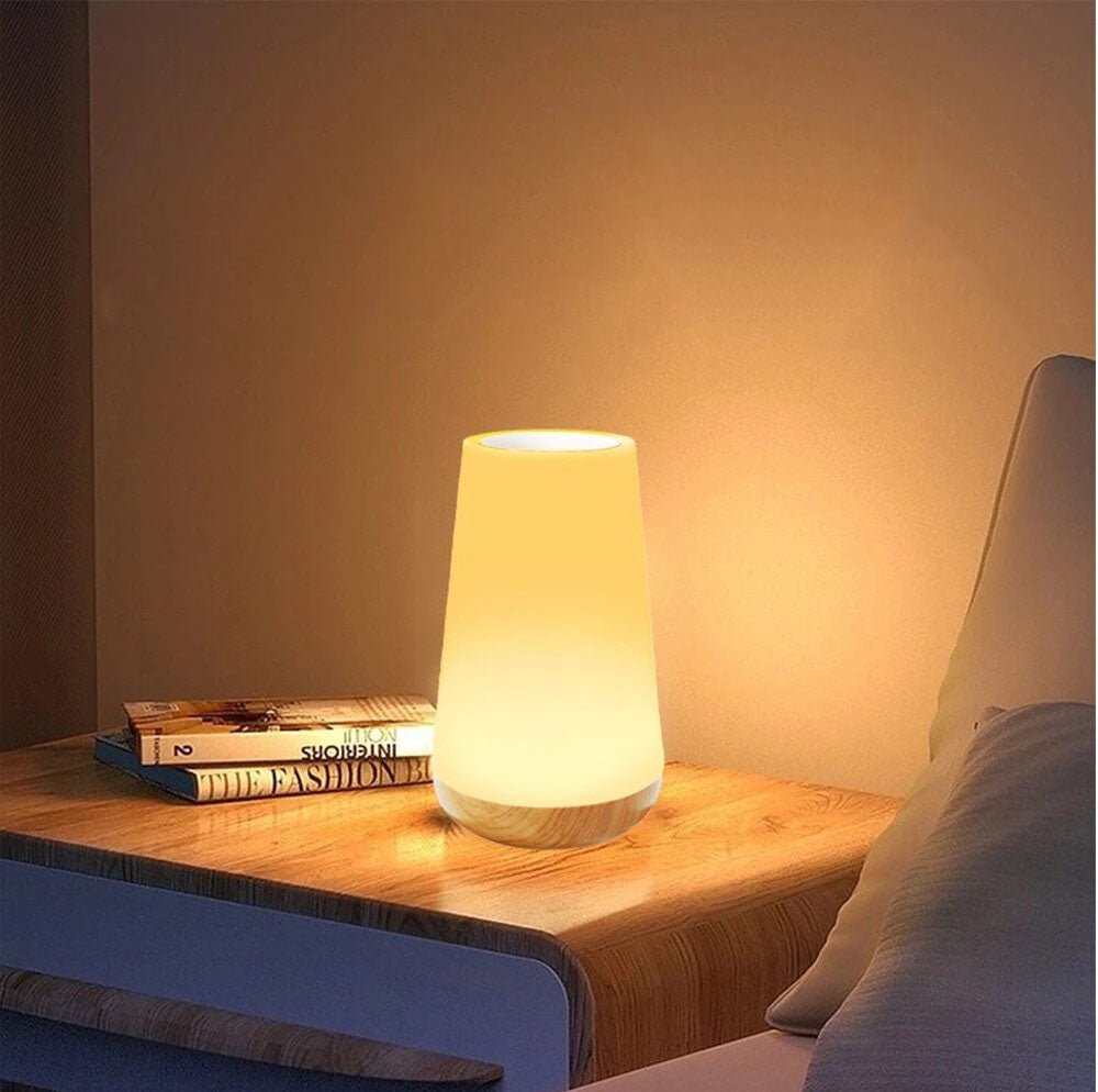 NovaLume Glow Table Lamp Rechargeable Color Changing Mood Light