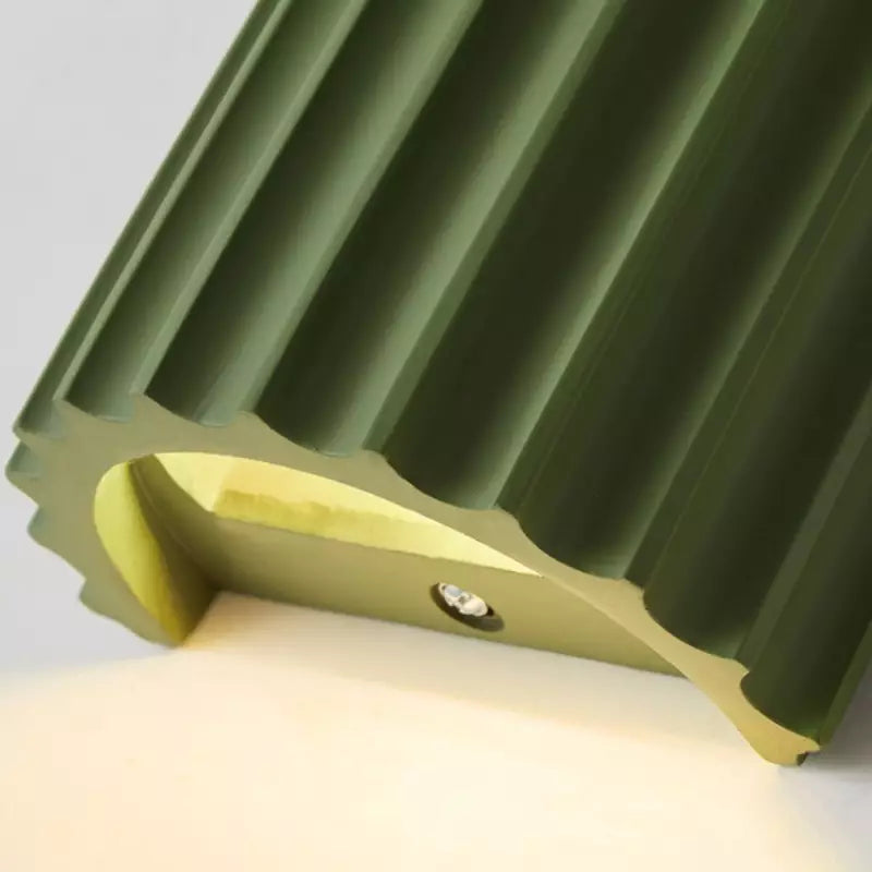 NovaRuffle Wall Light With Elegant Macaron Style Shade