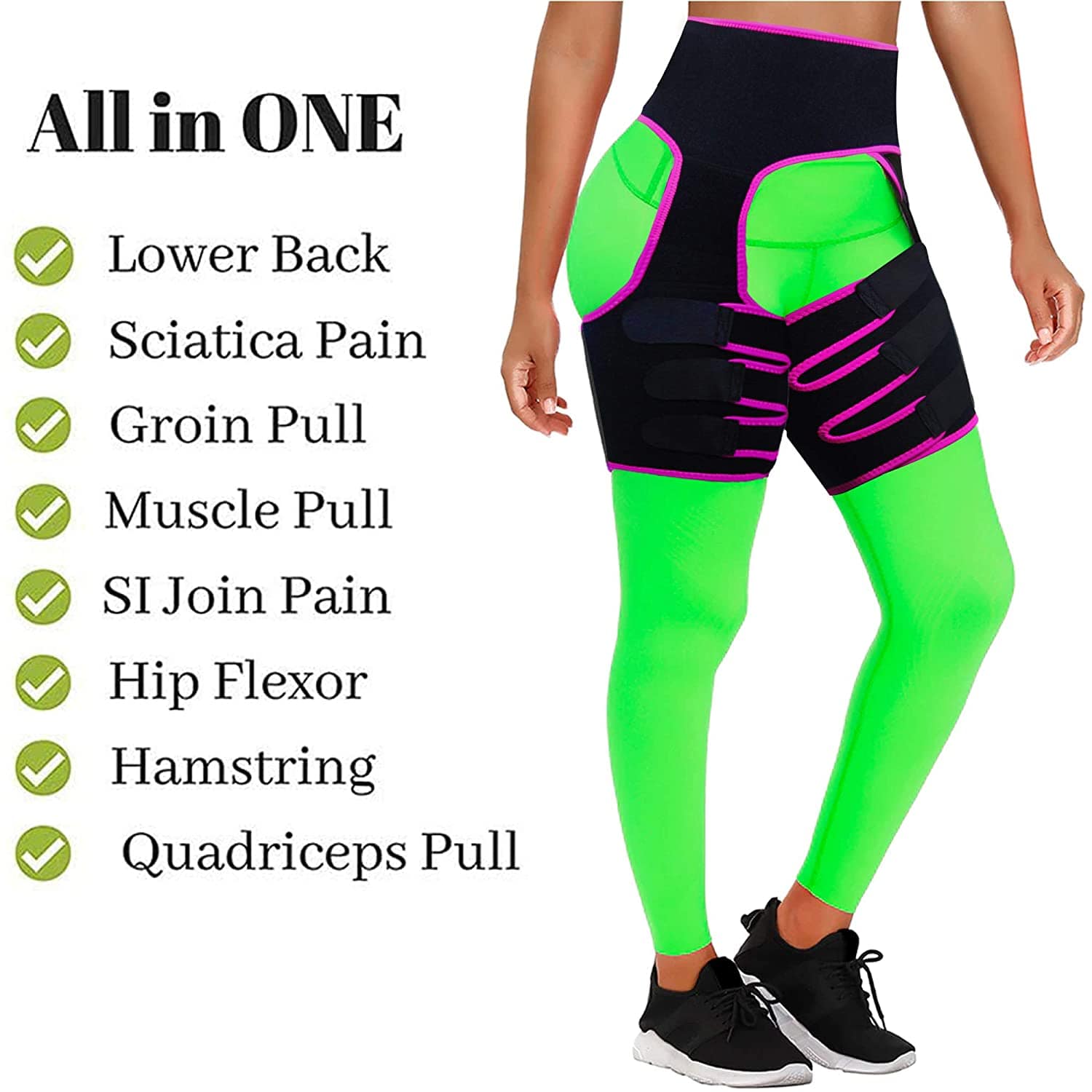 NovaFlex Hip and Thigh Support Band for Pain Relief