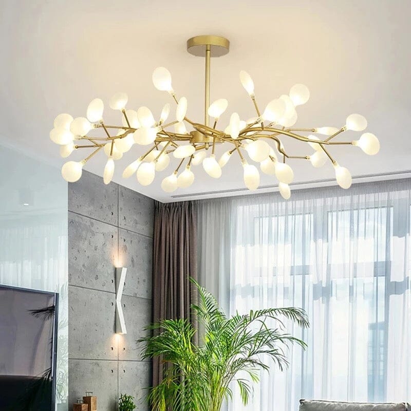 LuminaBranch Nordic Tree Chandelier With Gold Or Black