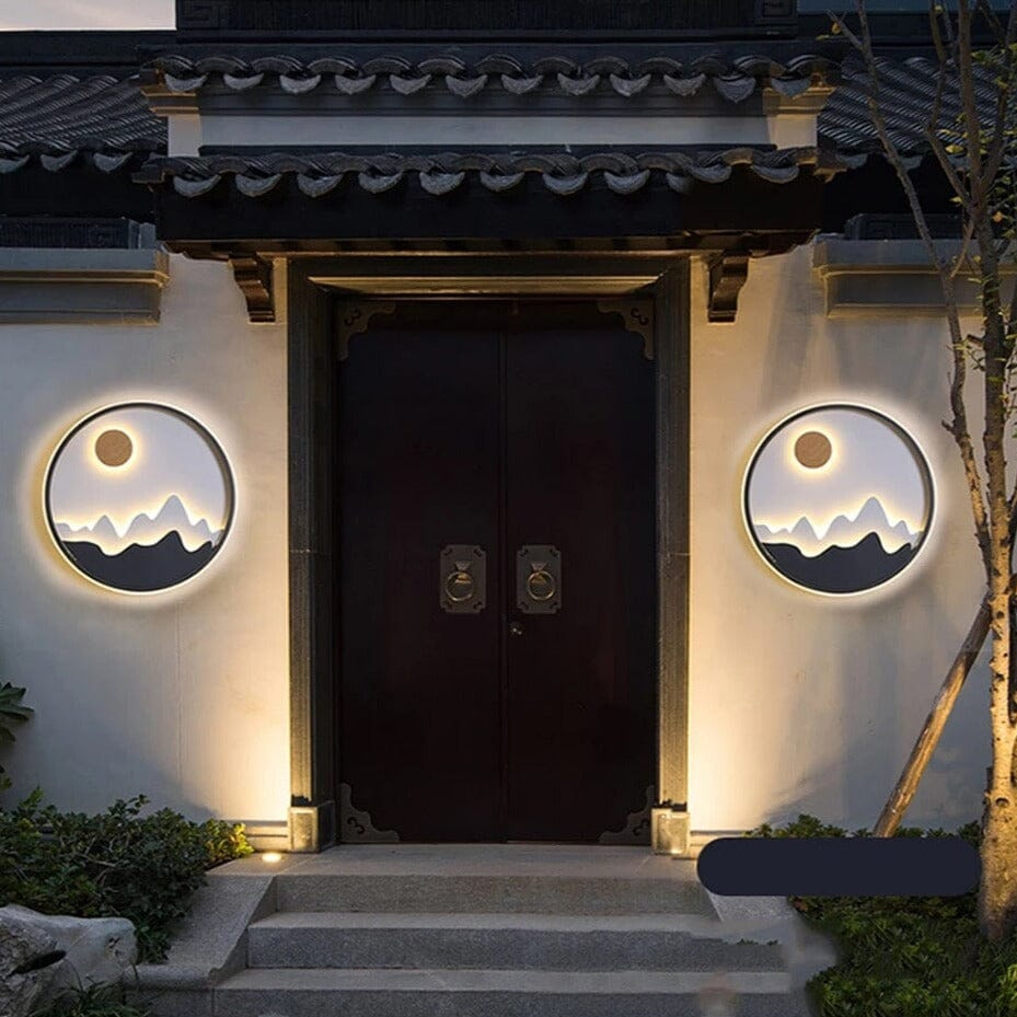 Aurora Horizon Outdoor Wall Lamp Aluminum Modern Light