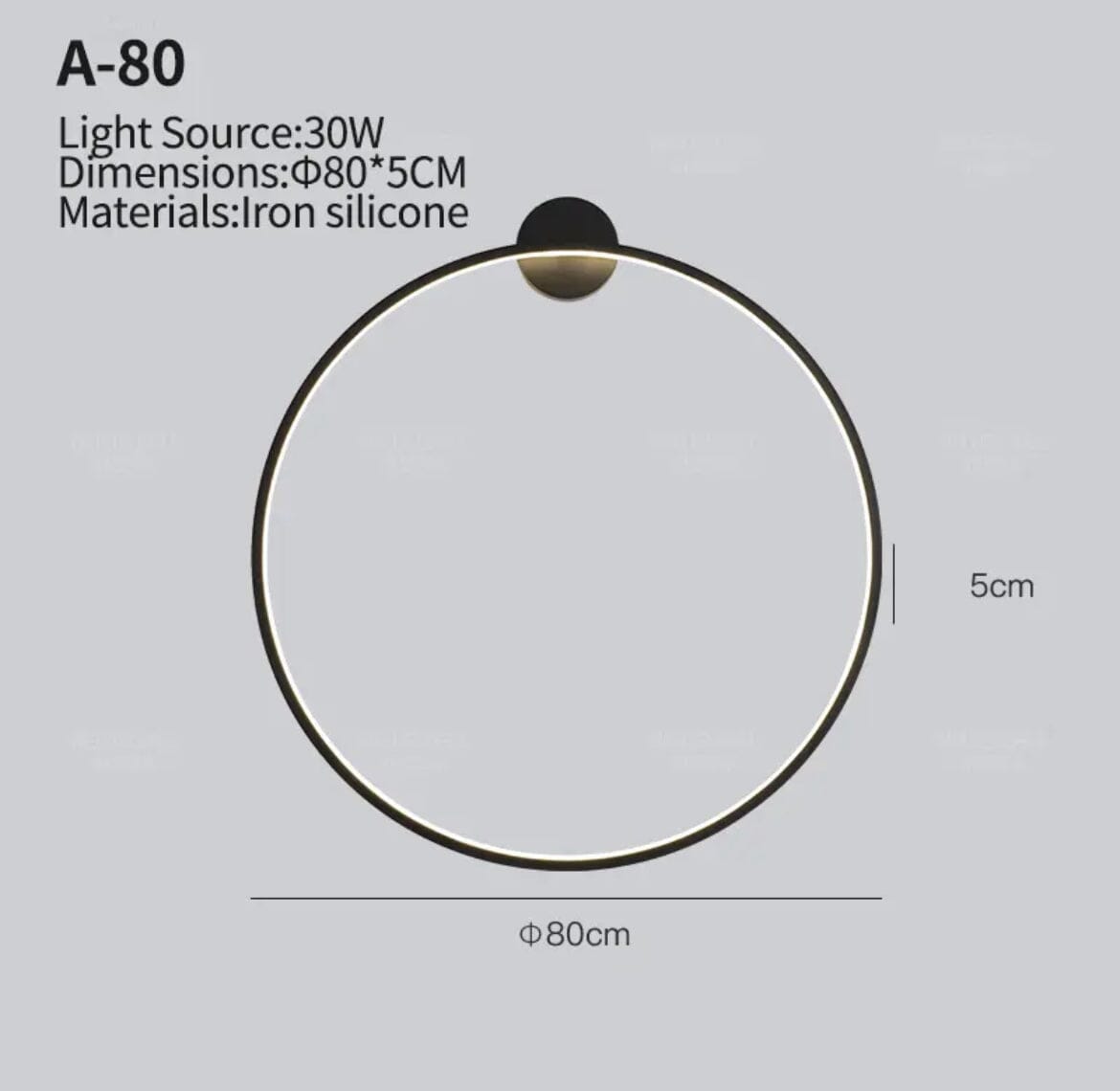 AuroraX Orbit Round LED Wall Light Modern Fixture Pro