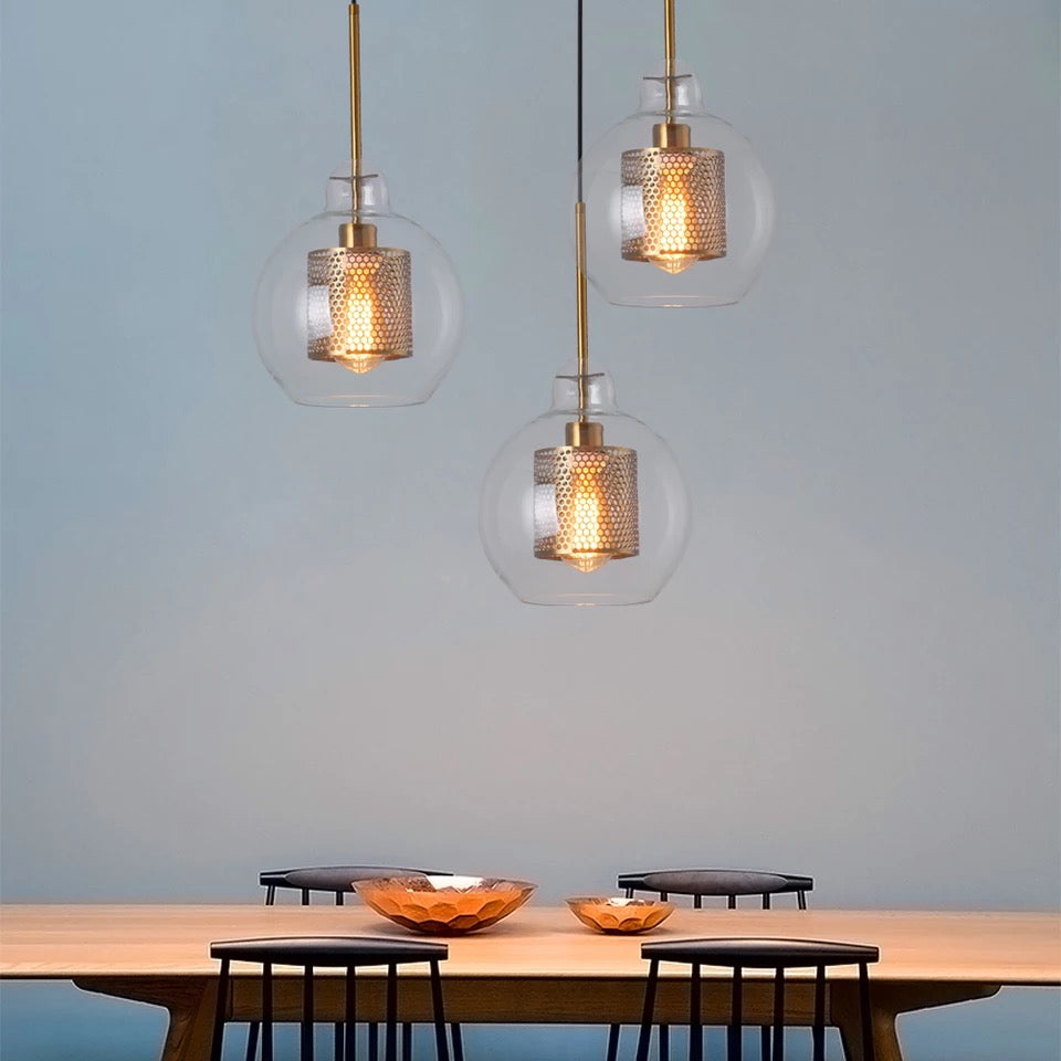 NovaLox Nordic Glass Pendant Light for Kitchen and Dining