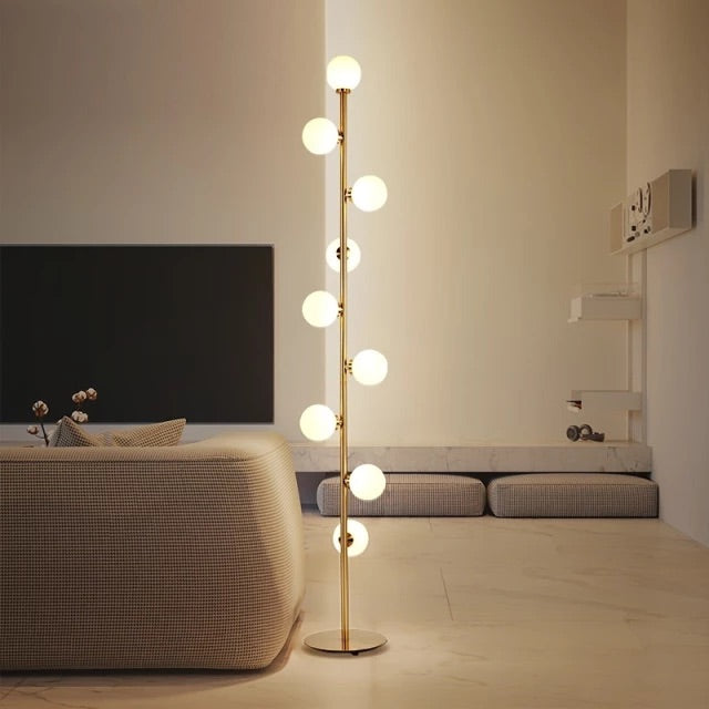 Candeeiro de Pé Nova Arc | Iluminação Moderna Minimalista para Casa