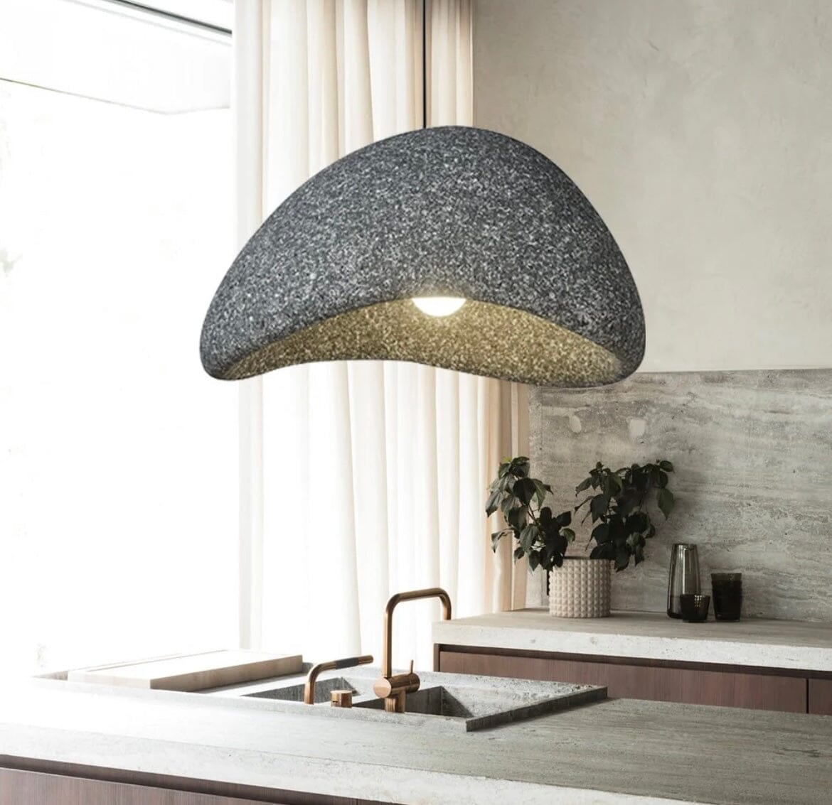 Lâmpada Lumara Speckled Wabi Glow para Interiores Aconchegantes e Ambiente Quente