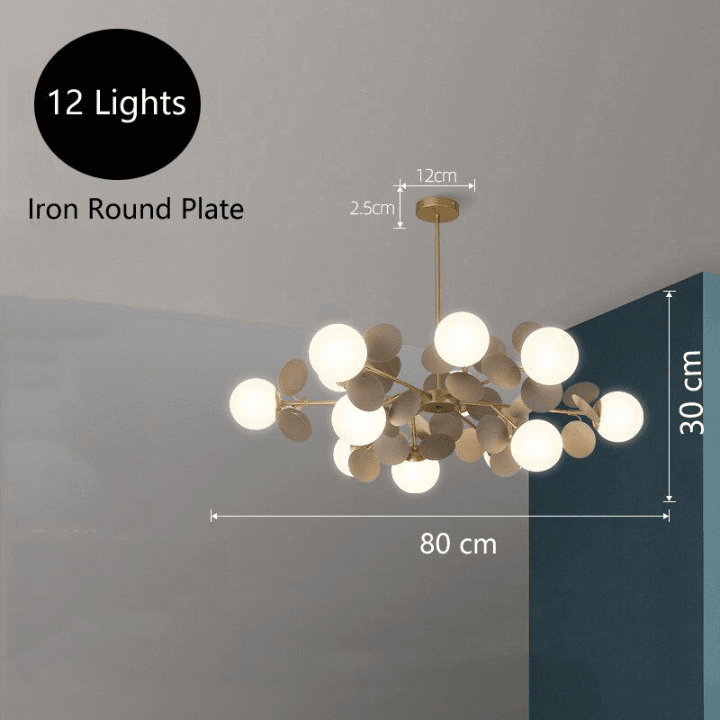 Candeeiro de Teto AstraNova Prism Art Déco Iluminação Nórdica