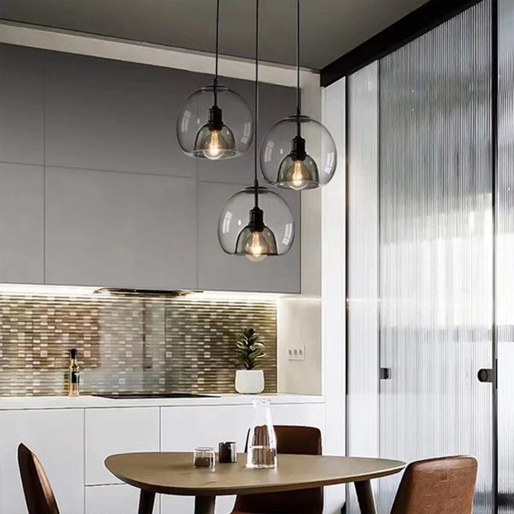 Lyris Glass Pendant Lamps for Modern Kitchens and Bathrooms