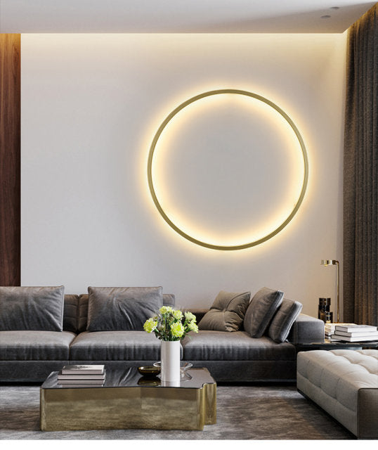 AuroraX Orbit Round LED Wall Light Modern Fixture Pro