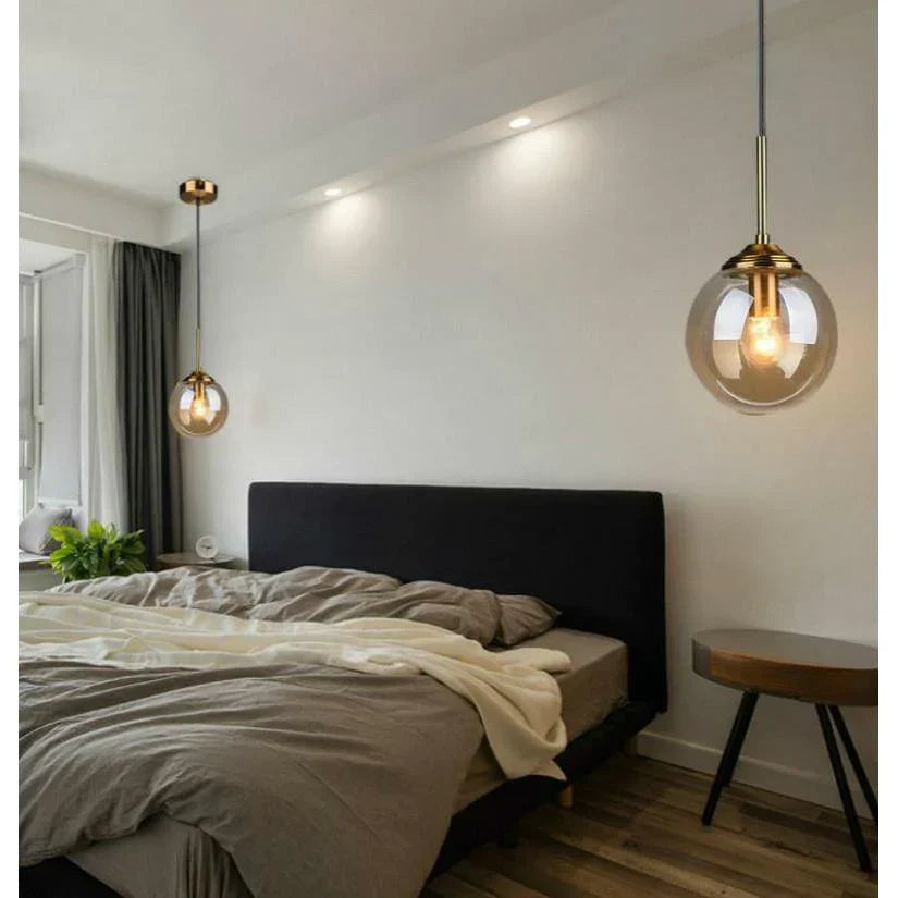 Luminária de Suspensão em Vidro LuminaDrop para Casas e Cozinhas Modernas