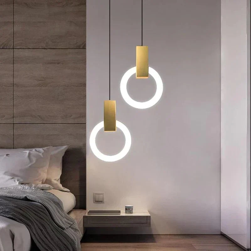 VesperHalo Ceiling Pendant Light Circular Modern Fixture