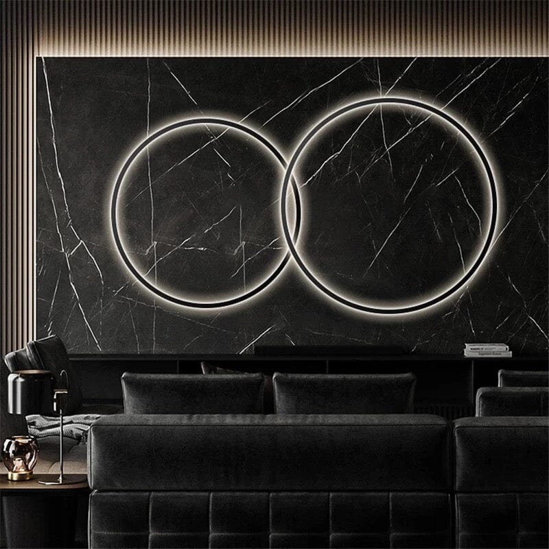 AuroraX Orbit Round LED Wall Light Modern Fixture Pro