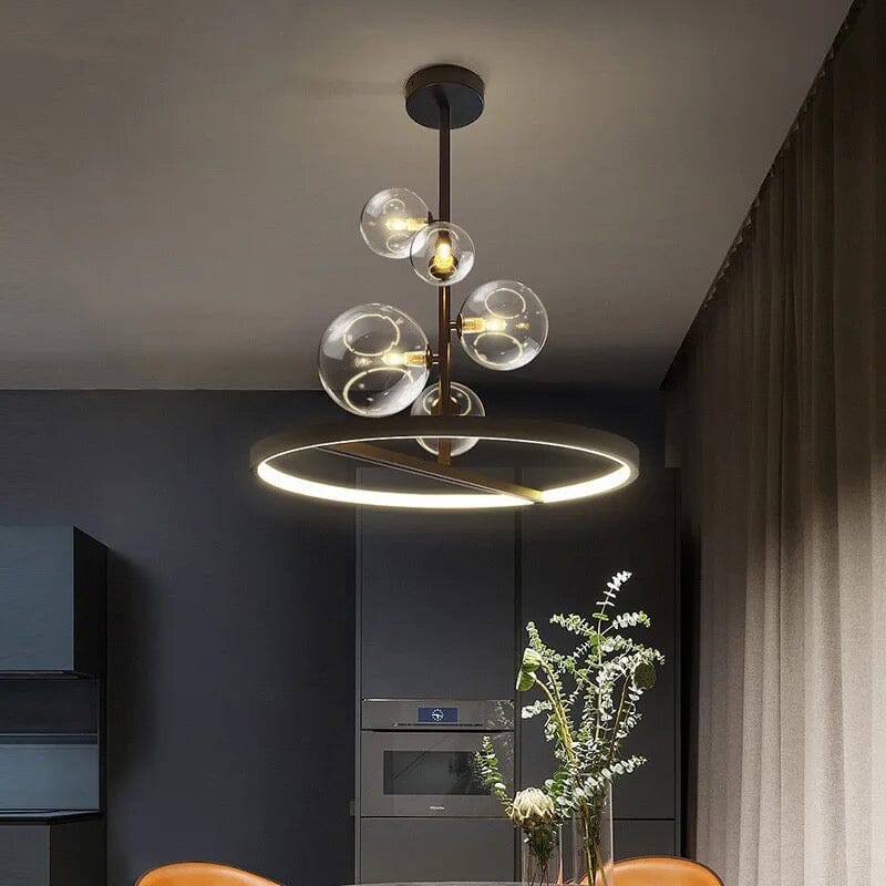 Aurelia Bubble Orb Chandelier Aluminum Glass 28cm And 48cm