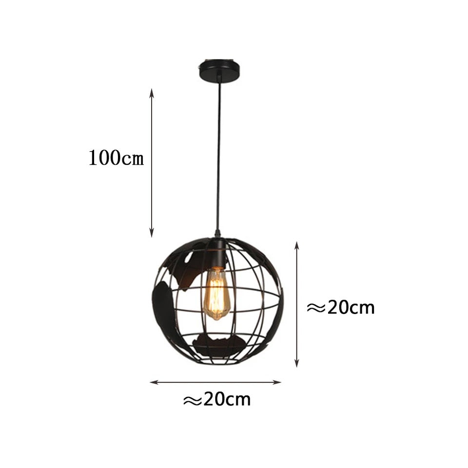 Orbis Globe Ceiling Pendant Light for Modern Spaces