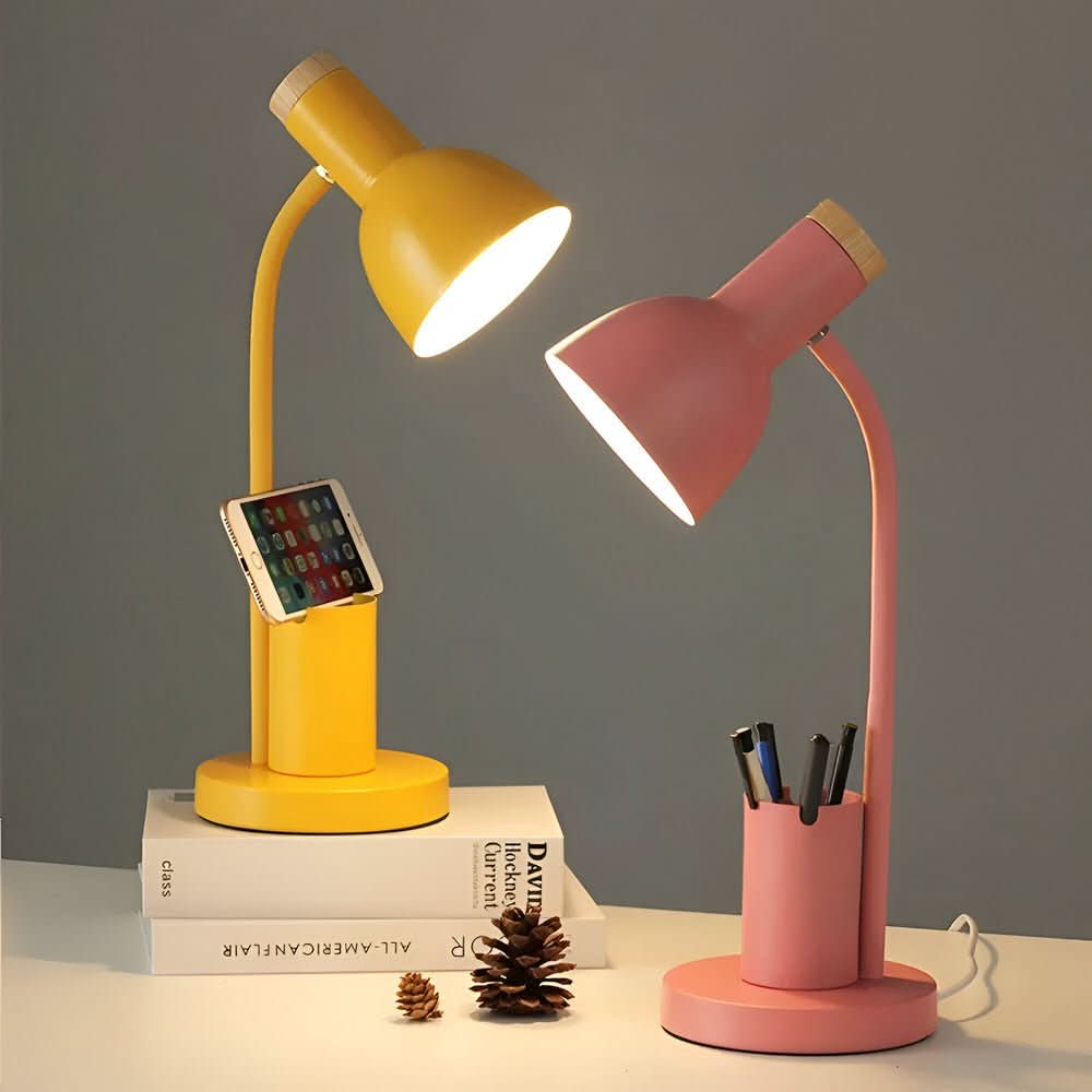 AeroDesk LED Table Lamp With Pen Holder For Organization And Lighting