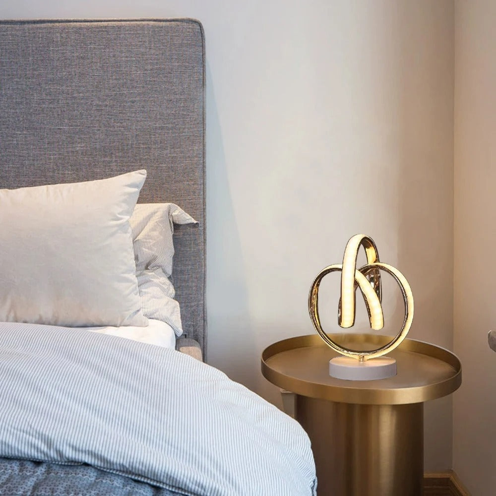 Candeeiro de Secretária LED NovaCurve Luz Minimalista Curvada para Casa