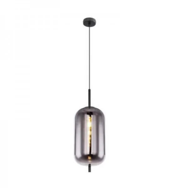 ObsidianHalo Smoked Glass Bowl Pendant Light Variants