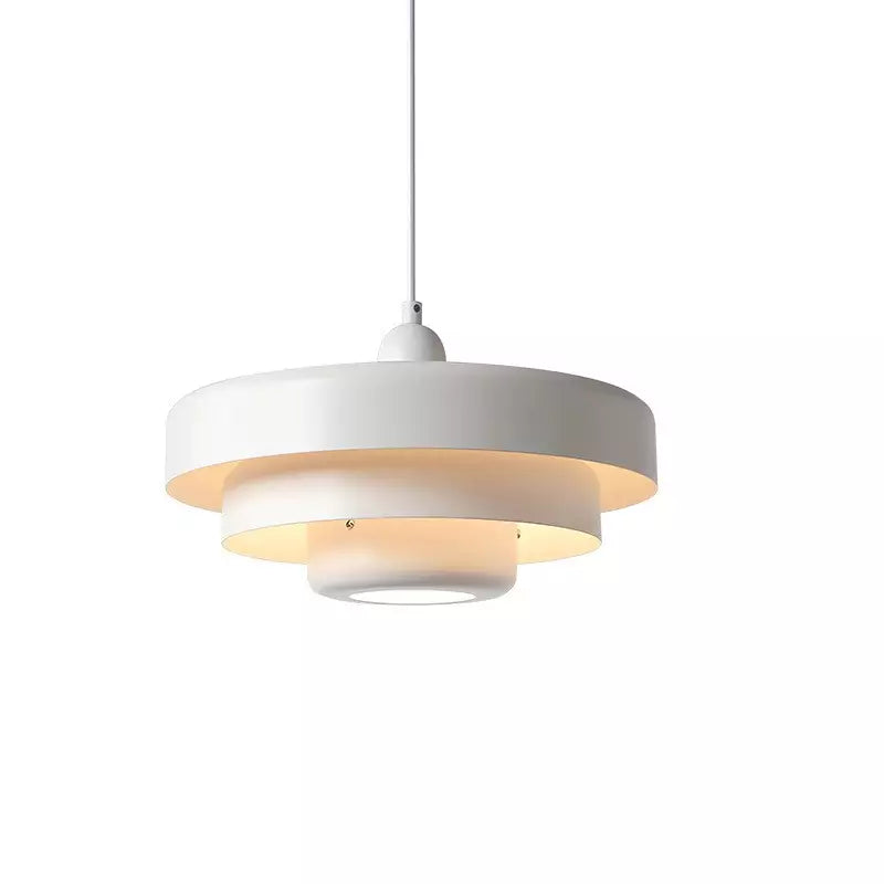 LumaNord Drie Lagen Noordse Hanglamp Met Bauhaus Metalen Afwerking