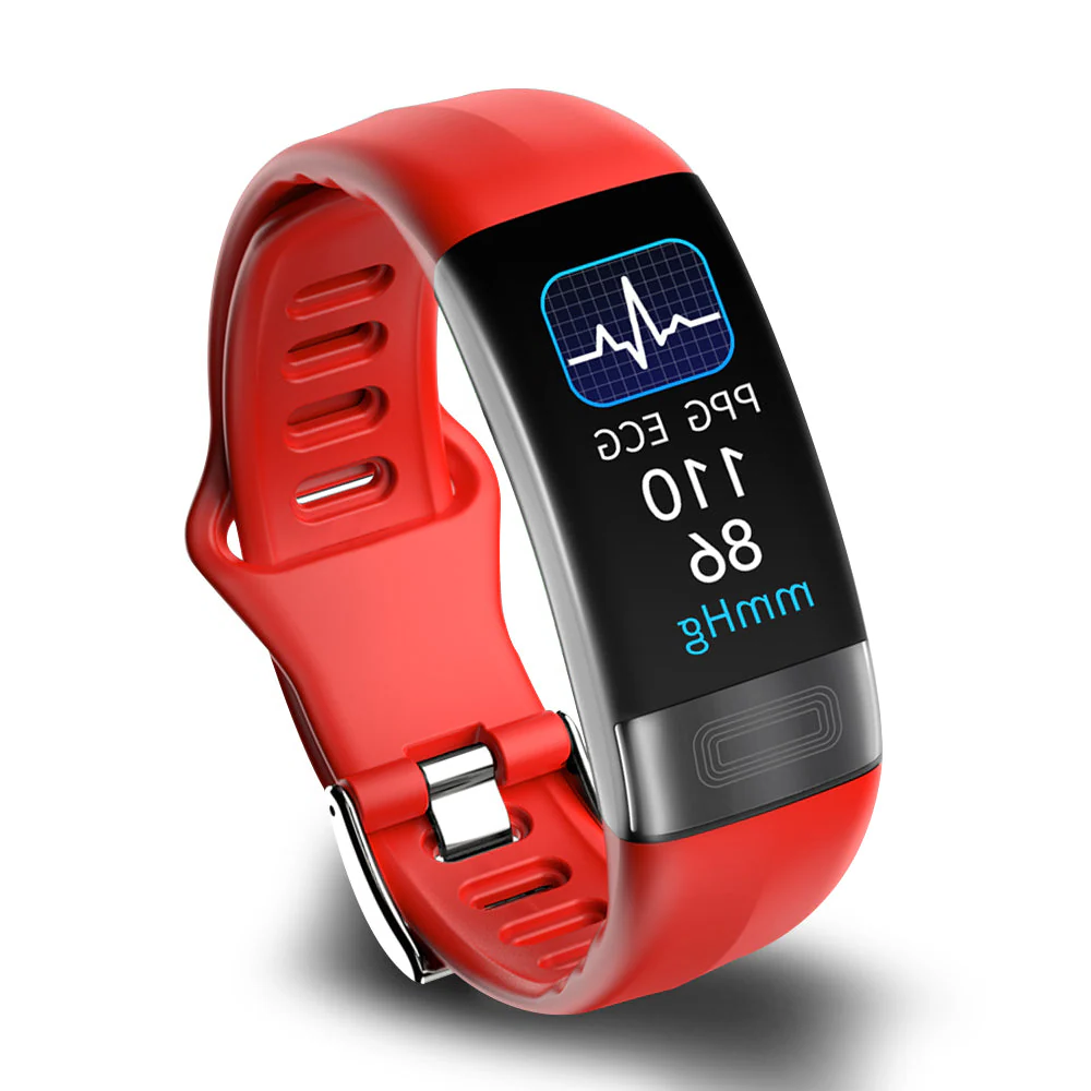 Svulp | Smart Health Bracelet | ECG/EKG & PPG Bio-Sensor | Blood Pressure & SpO2 Monitor | Lorenz Scatter Plot HRV Analysis | IP67 Waterproof Fitness Tracker