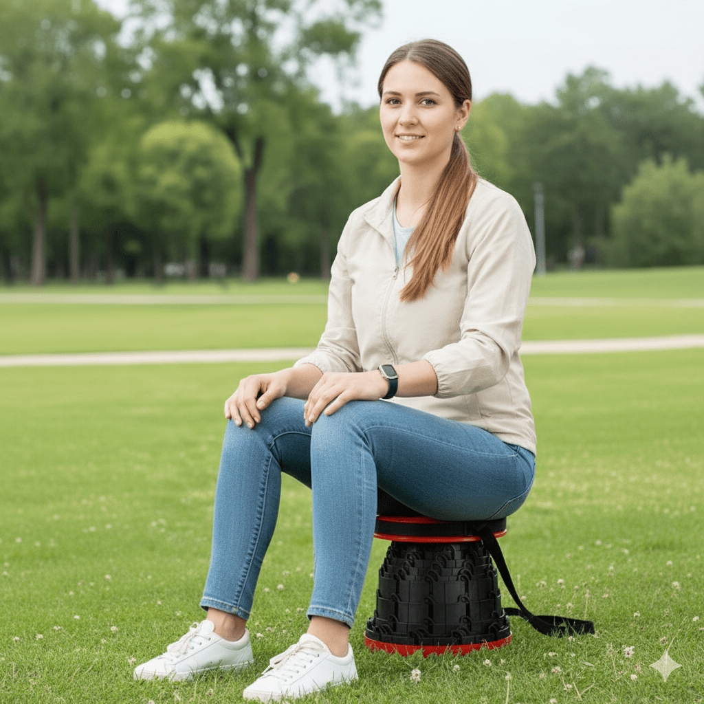 トレイルフレックス 伸縮式折りたたみ椅子 屋内外の快適さのために