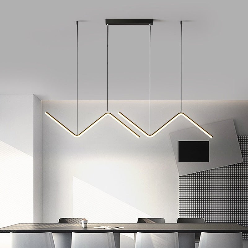 Aria Crest Wave Pendant Light Modern Designer Ceiling Lamp